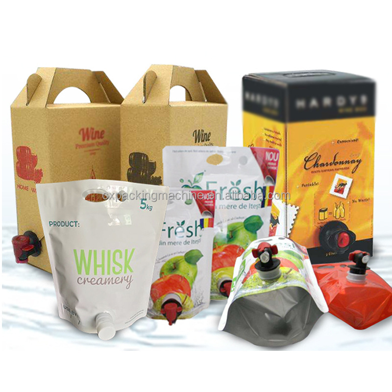 Automatic BIB Filler Capper Bag in box Aseptic Beverage Milk Wine Water Juice Liquid Edible Oil Pouch Filling Machine