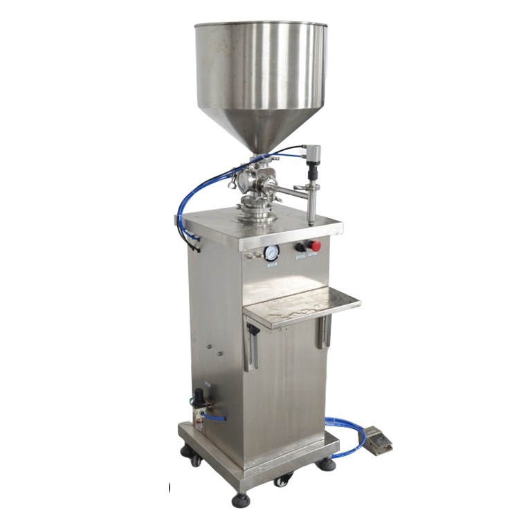 Semi Automatic Vertical Piston Sauce Cream Jam Lotion Shampoo Liquid Filling Machine for Gel Bottle Filling