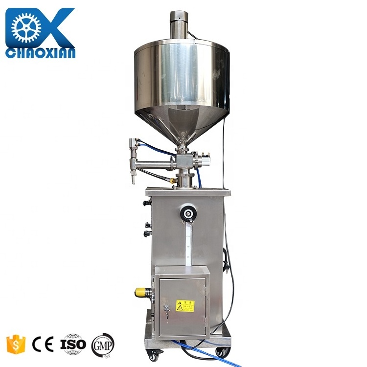 Semi Automatic Vertical Piston Liquid Filler Candle Vaseline Butter filling Machine With Heater