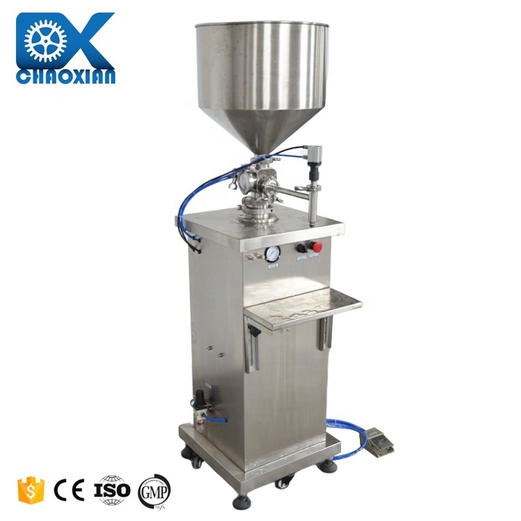 Semi Auto Piston Gorilla Glucose Liquid Glass Water Vial Syrup Gravity Small Bottle Filling Machine