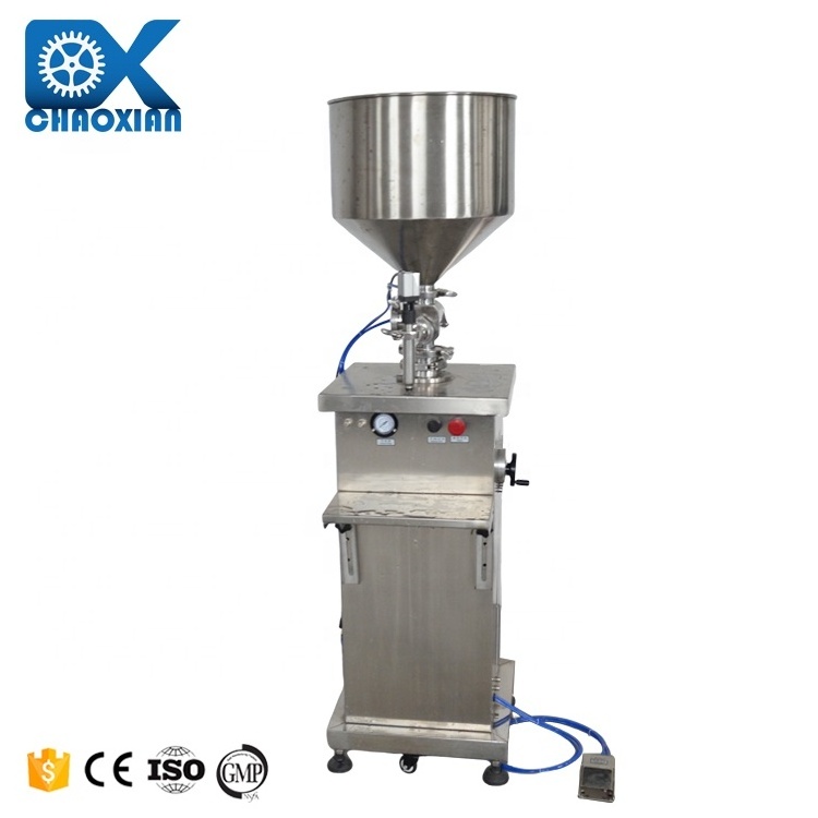 Semi Auto Piston Gorilla Glucose Liquid Glass Water Vial Syrup Gravity Small Bottle Filling Machine