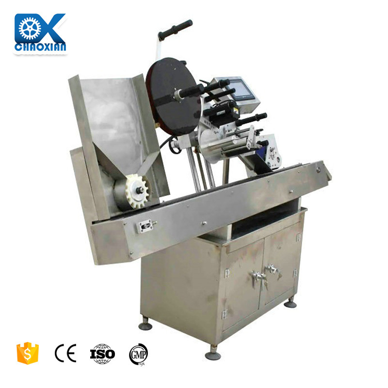 Non-Dry Sticker Cosmetics Lyophilized Powder Penicillin Glass Bottle Vial Labeling Machine