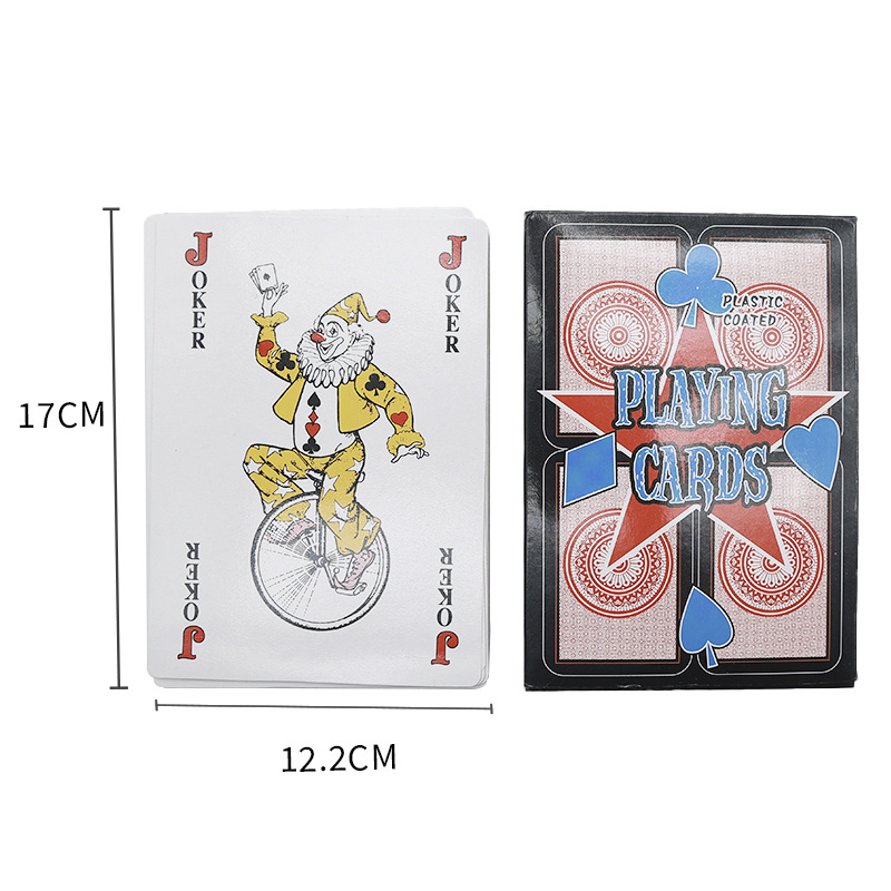 China Suppliers Wholesale Giant Playing Cards 12.2cm*17cm Large Poker for Party Game