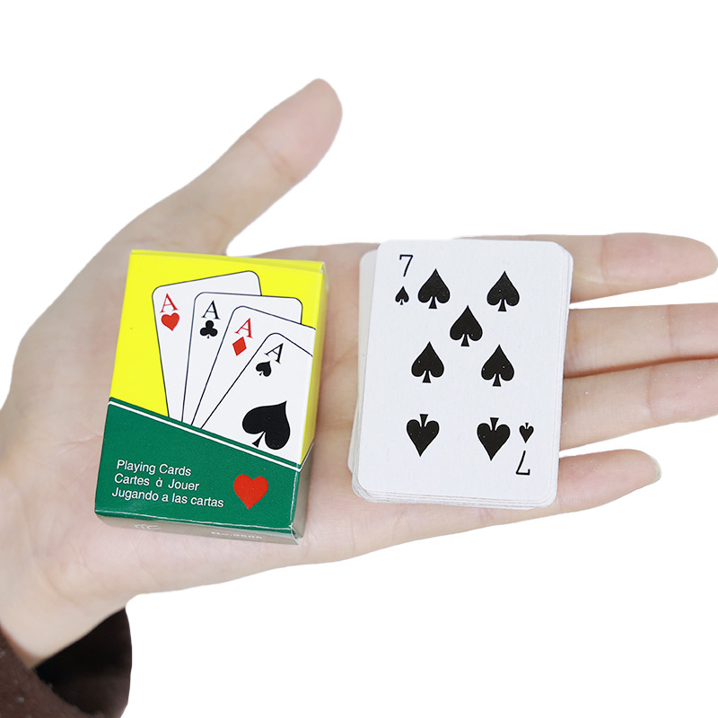 Factory Supply Custom Mini Poker Cards Quality Small Playing Cards