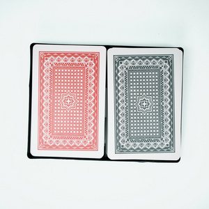 Excellent Quality Custom Design Playing Cards Durable Double Deck Plastic Waterproof Playing Cards