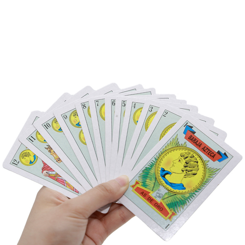 Design Custom Wholesale Spanish Playing Cards Popular Play Gift Card