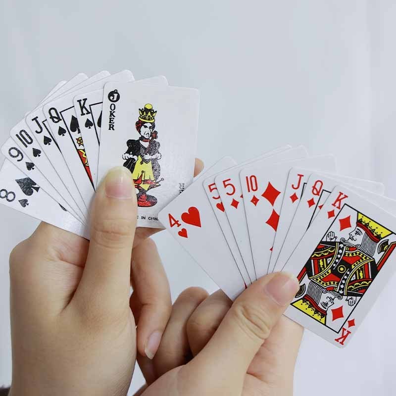 Professional Mini Wholesale Poker Card Red and Blue Custom Printing Table Play Cards