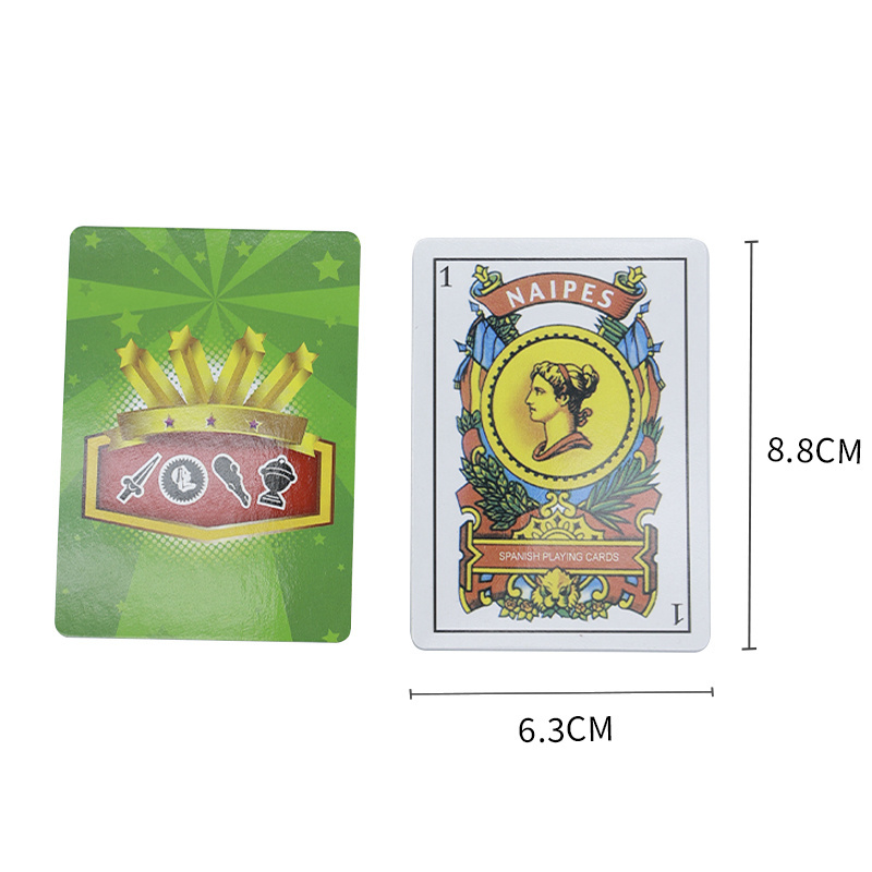 Quality Protection Waterproof Game Cards High Quality Spanish Naipes Playing Cards