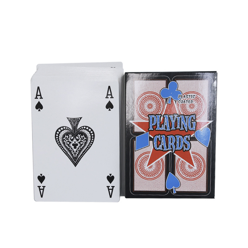 High Quality Custom Logo Playing Cards Game 12.2cm*17cm Large Print Playing Poker Cards