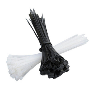 4.8*200mm Nylon 66 Cable Tie Clips Black Nylon 66 Cable Ties