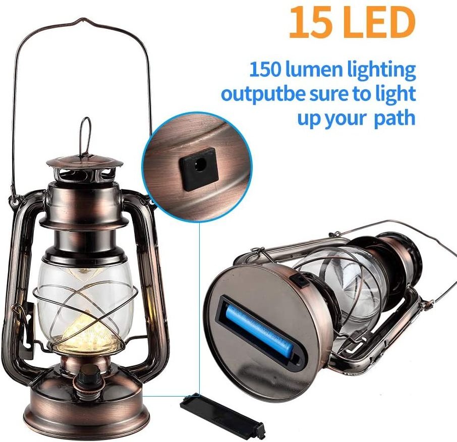 Waterproof Outdoor portable camping light 18650  battery led rechargeable camping lantern