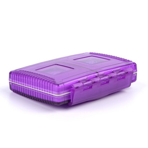 Transparent Memory Card Carrying Case Storage Box Suitable for Computer Camera Memory Card Sorting