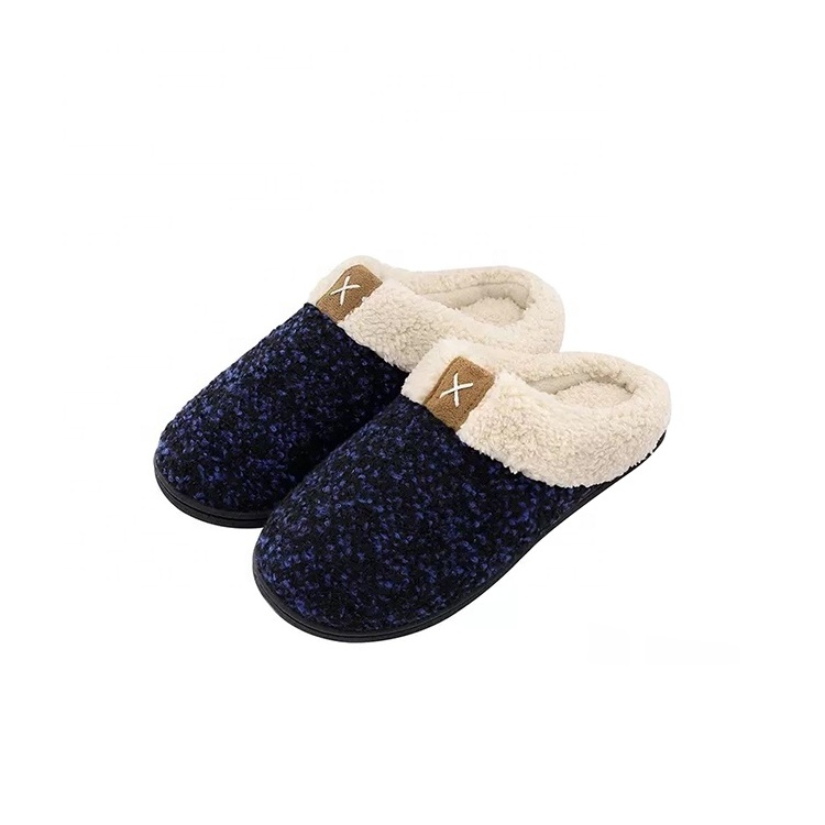 Contracted design winter indoor warm trend comfort memory foam gel slippers