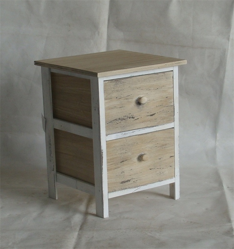 Multifunction Living Room Rattan and Wood Nightstand with Many Drawers Rattan Bedside Table Rattans Storage Cabinets