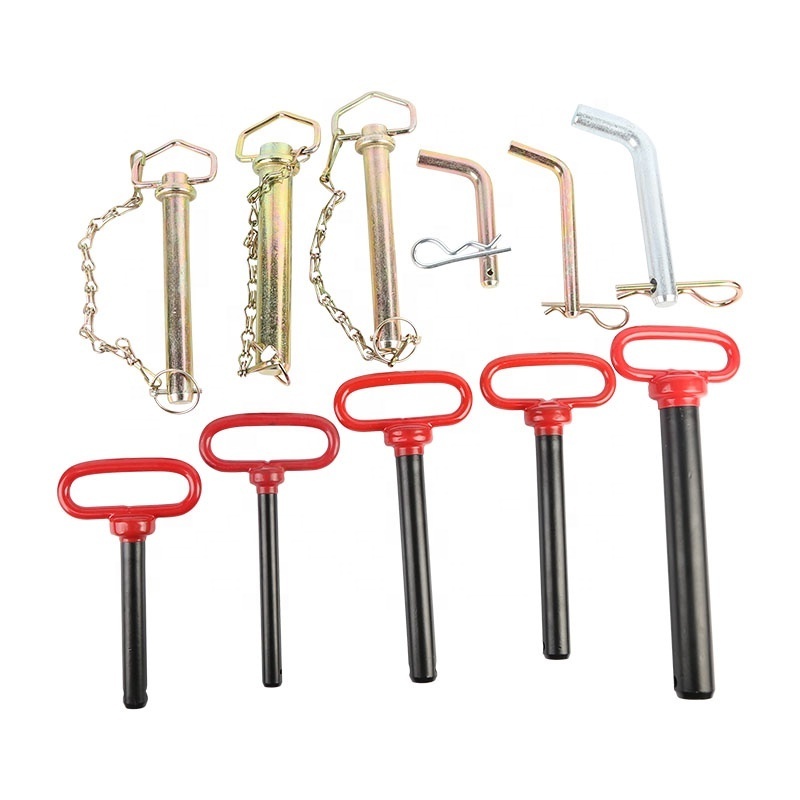 Custom Magnetic Tractor Hitch Lock Pins drawbar pins with R clip pin