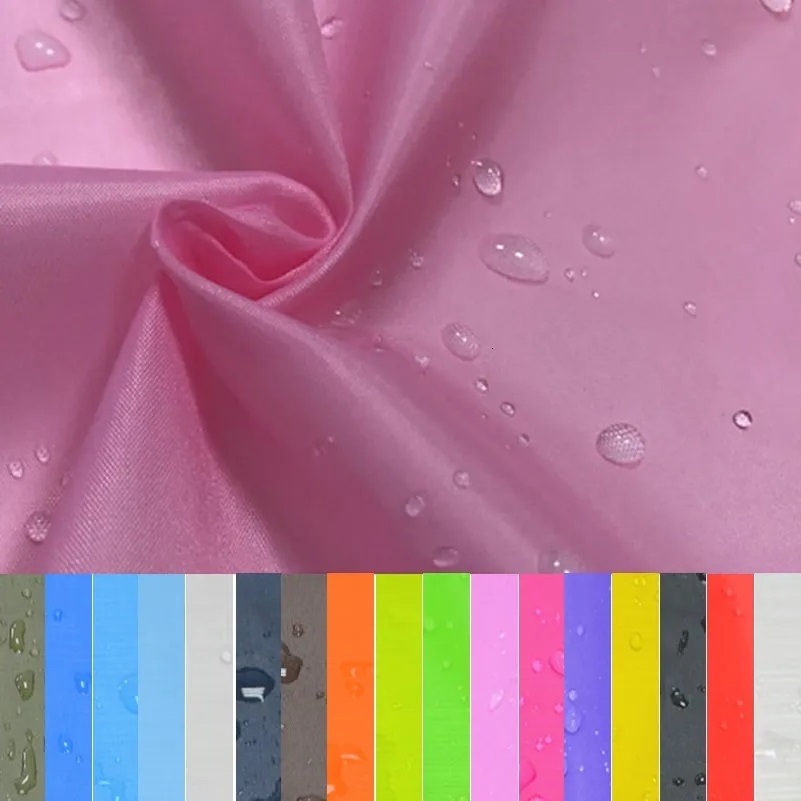 Waterproof Lining Fabric Thin Polyester Taffeta Pu Outdoor Cloth for Sewing Umbrella Tent Shower Curtain By Meters