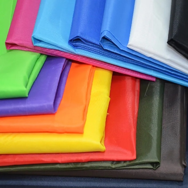 Waterproof Lining Fabric Thin Polyester Taffeta Pu Outdoor Cloth for Sewing Umbrella Tent Shower Curtain By Meters