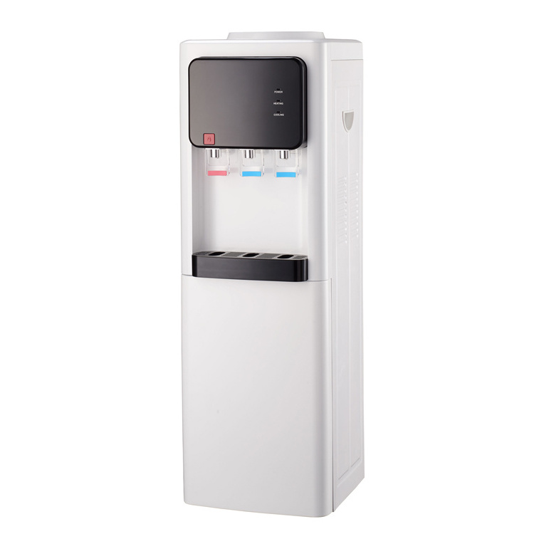 Factory Hot Sale  Hot Cold and Normal Water Dispenser with Storage Cabinet