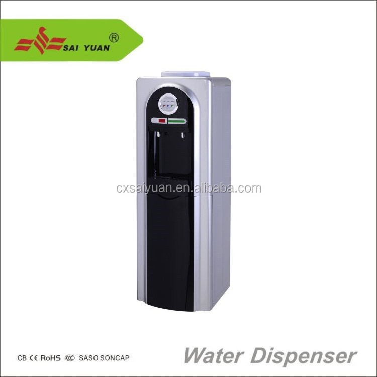 floor standing high efficiency stainless steel hot and cold water dispenser