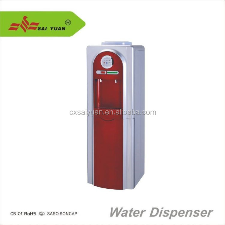 floor standing high efficiency stainless steel hot and cold water dispenser