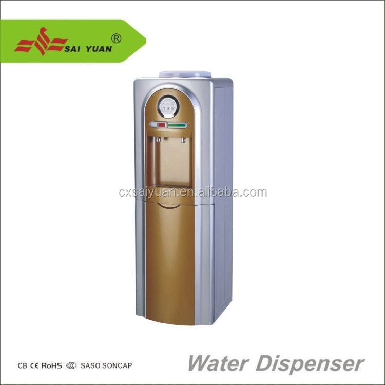 floor standing high efficiency stainless steel hot and cold water dispenser