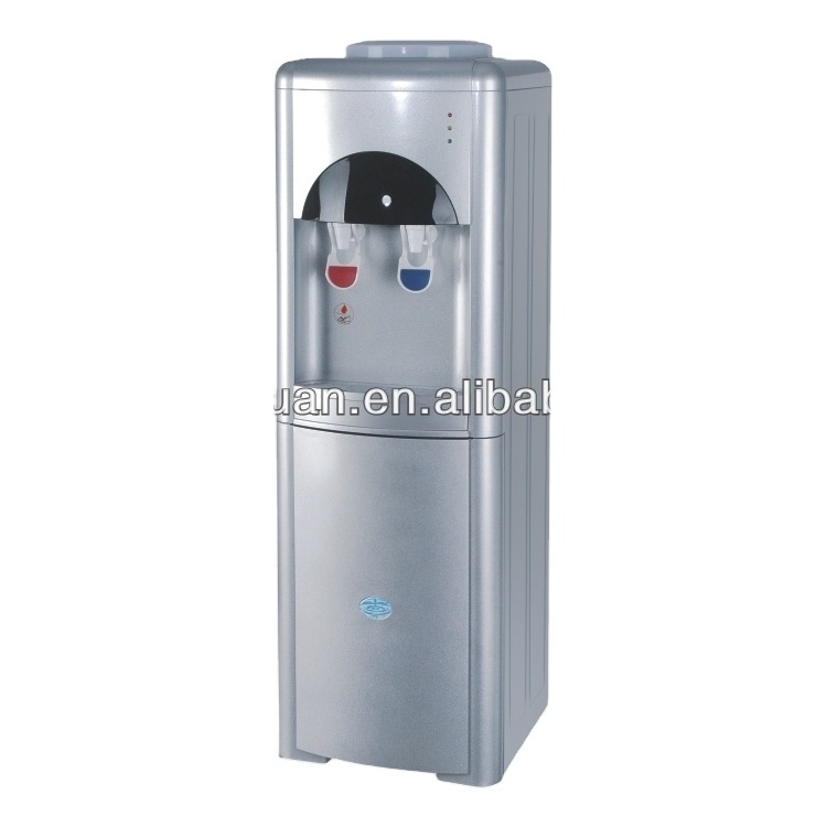 floor standing high efficiency stainless steel hot and cold water dispenser