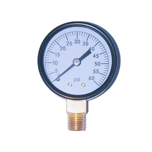 2inch 30psi-bottom   bourdon tube pressure gauge