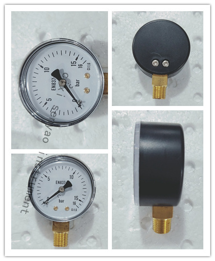 EN837-1  Pressure  Gauge 0-16Bar 1/4