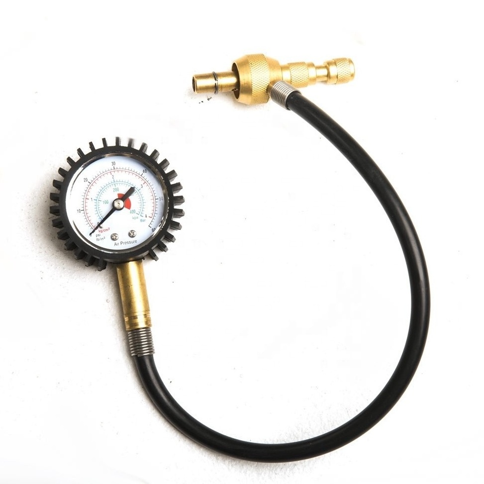 60psi 2.0''dial  straight tire pressure gauge