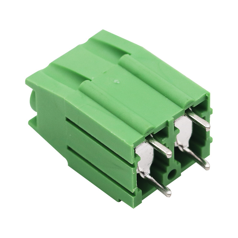 1000V 65A PCB green screw terminal block with 10.16mm pitch 2 way