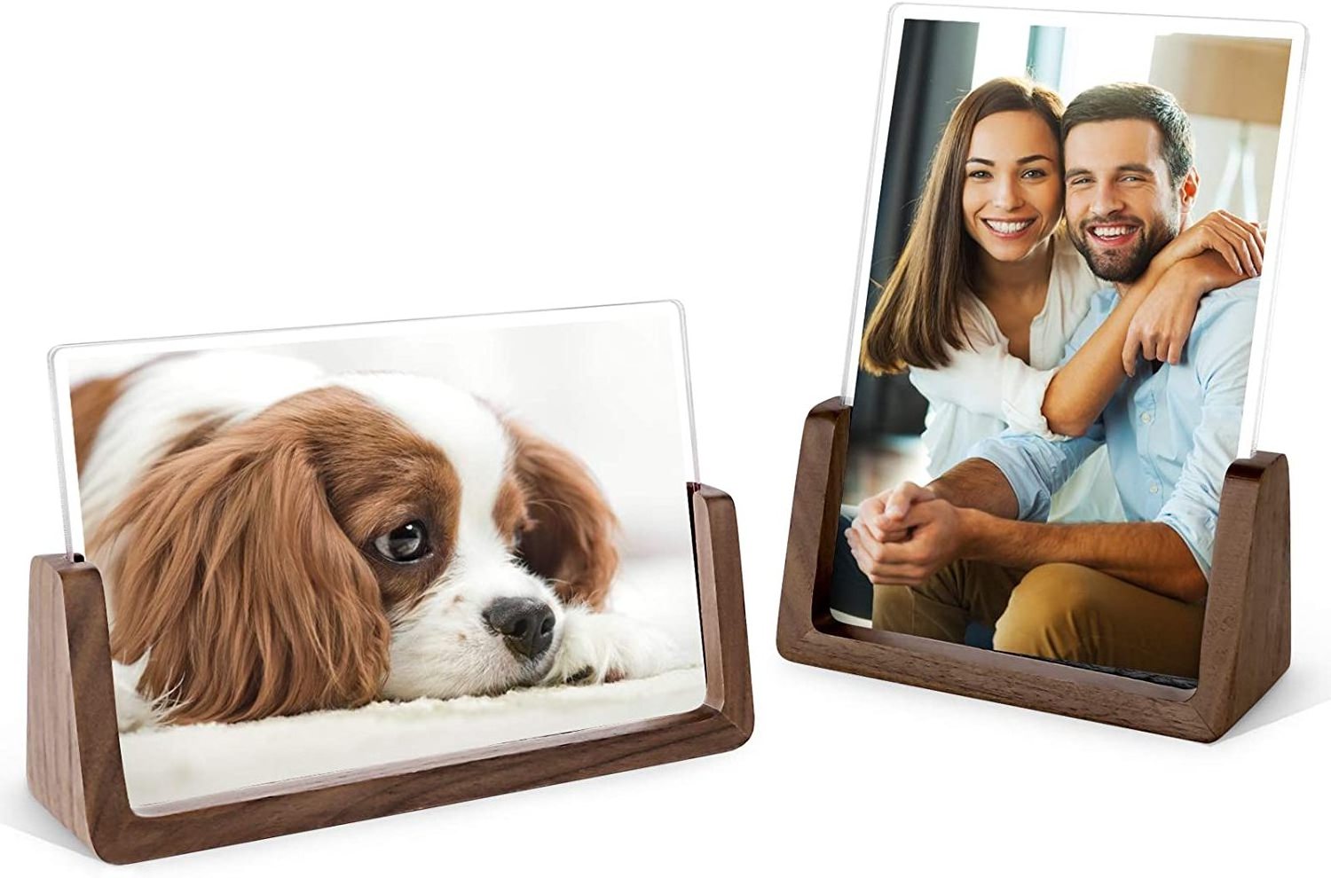 Solid wood photo frame simple horizontal and vertical photo frame frame vertical version swing table home office desk