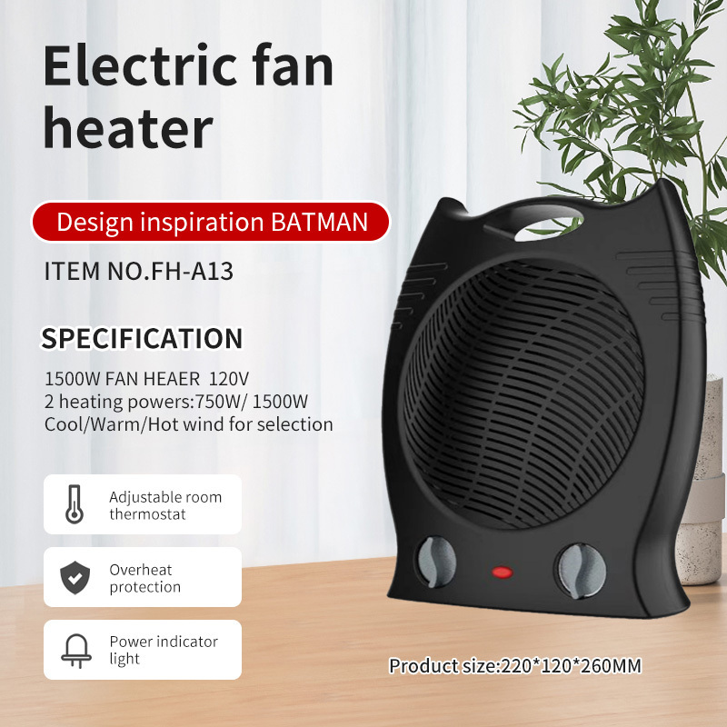 2024 Best Selling 2000W Portable Mini New Fan Heater with Overheat Protection Feature