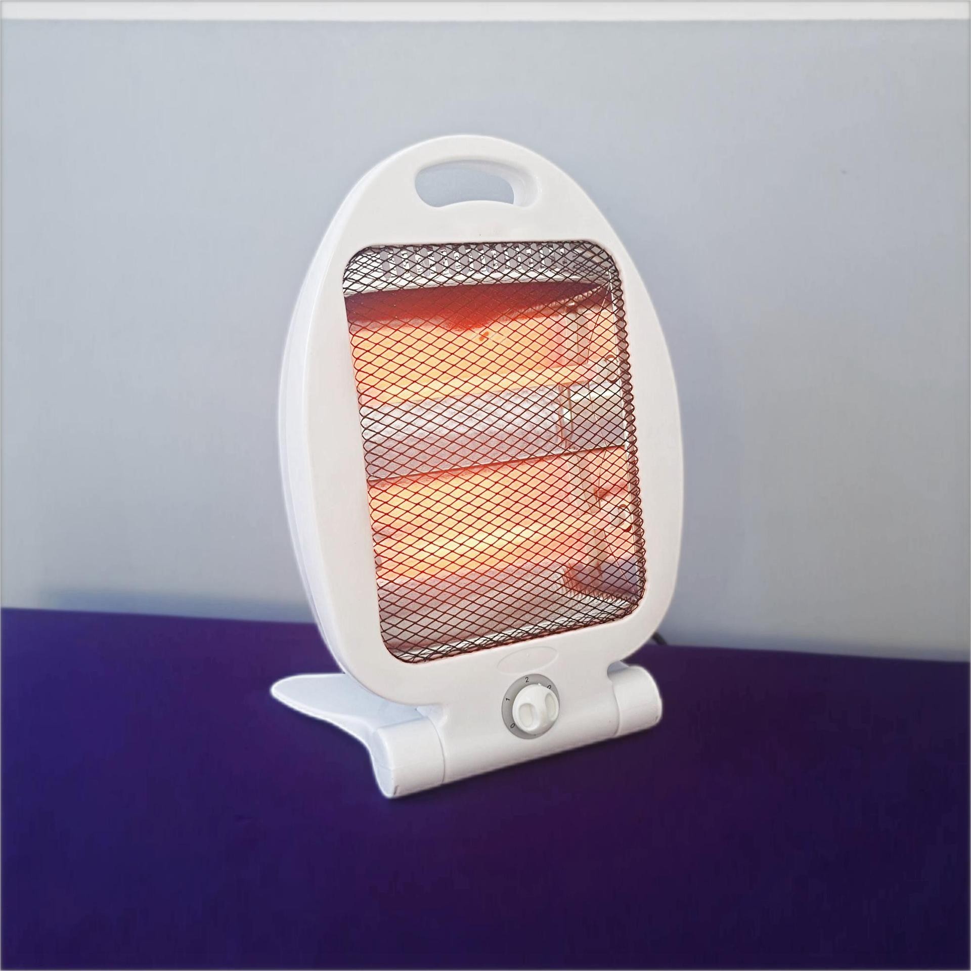 800W Mini Portable Quartz Tube Heater Fishtail Design Electric Heater