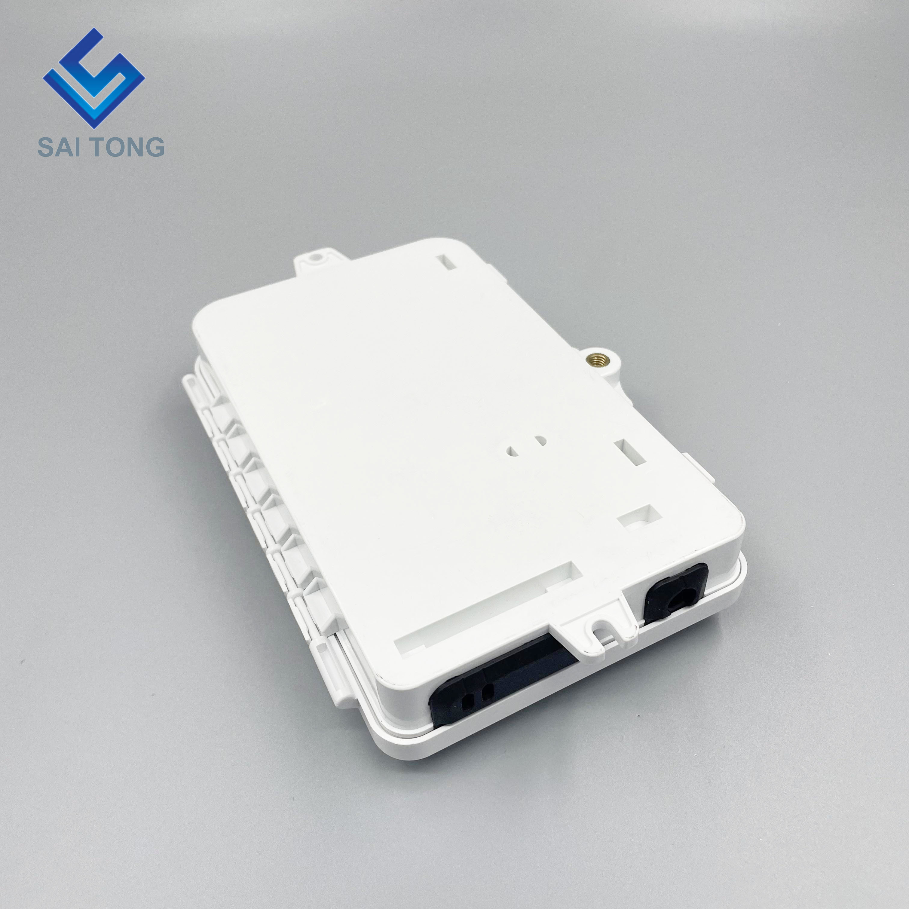 Best price IP65 Supply 1/2 port mini FTTH optic fiber box outdoor plastic 2 core fiber terminal box with SC LC adapter