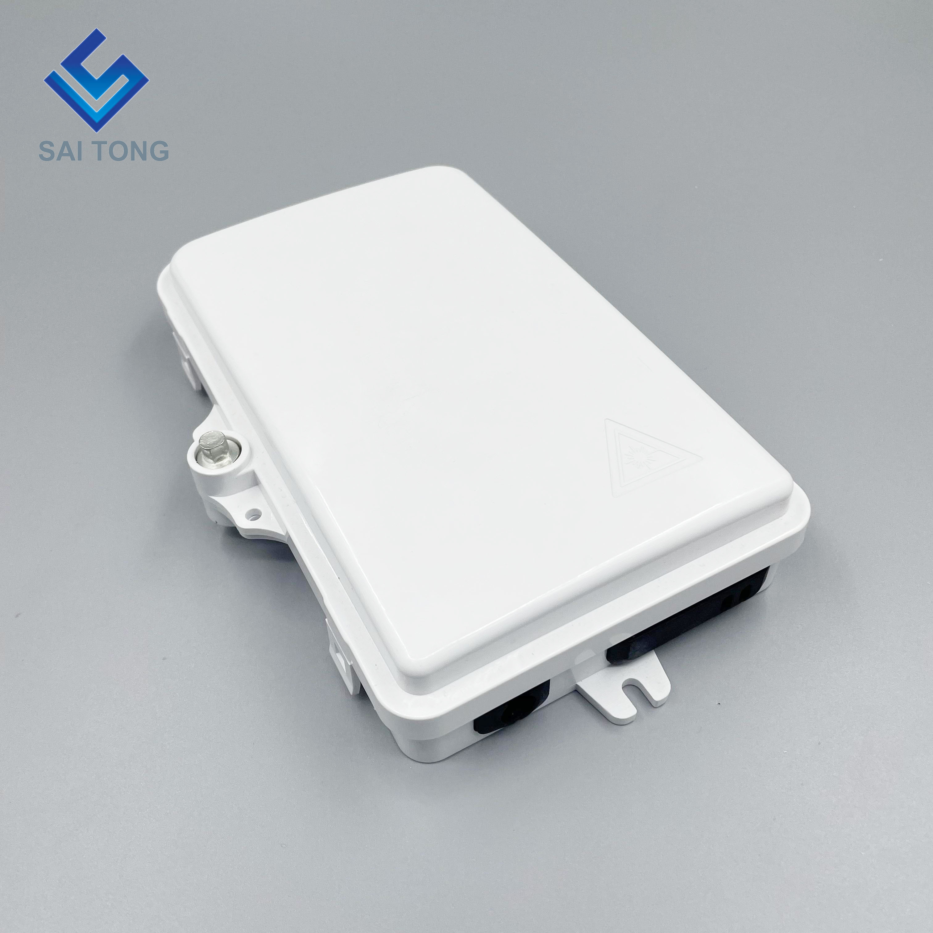 Best price IP65 Supply 1/2 port mini FTTH optic fiber box outdoor plastic 2 core fiber terminal box with SC LC adapter