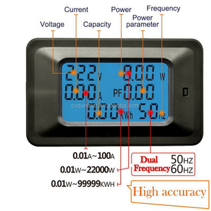 Digital AC Voltage Meters 10A/100A Power Energy analog Voltmeter Ammeter watt current Amps Volt meter LCD Panel Monitor