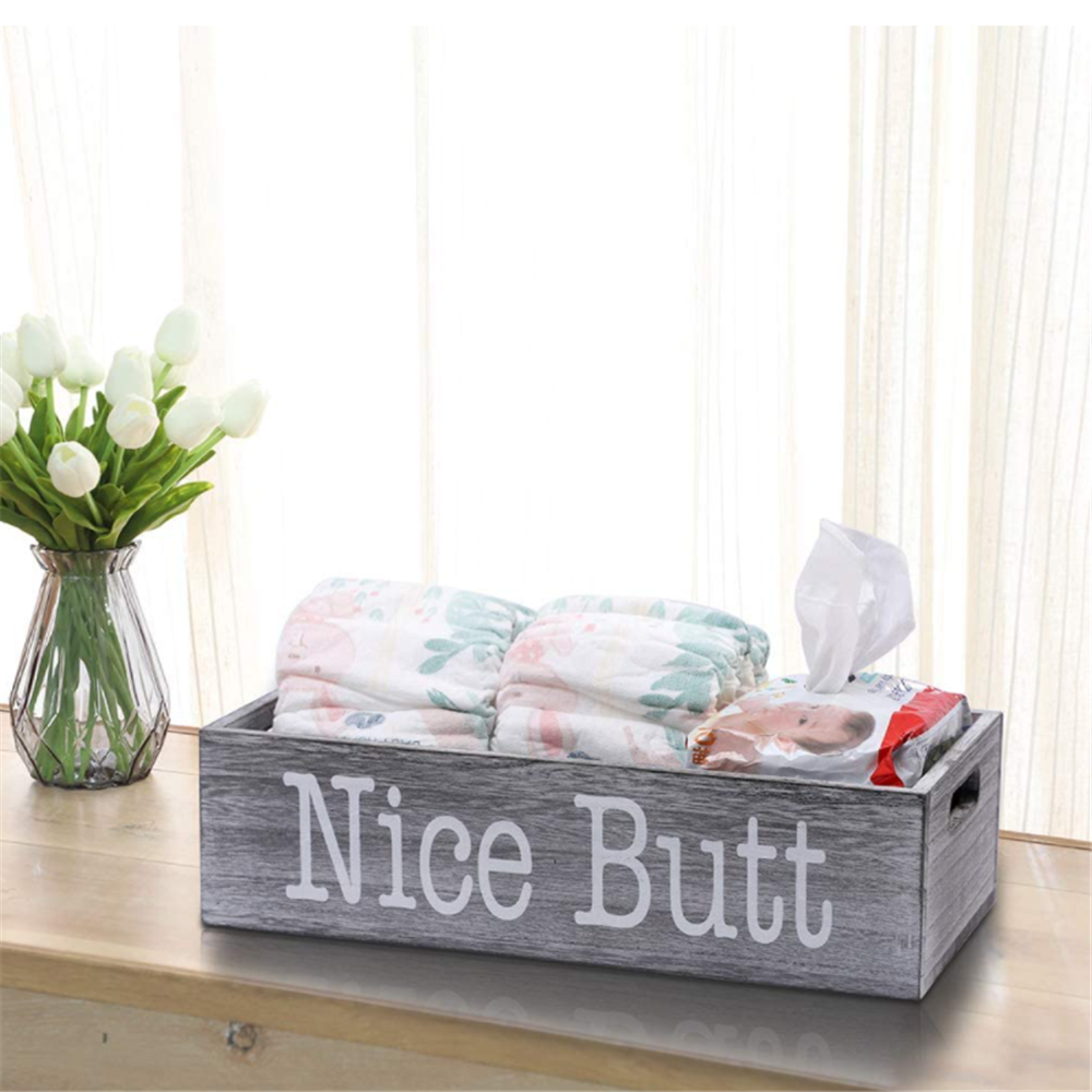 Bathroom Decor Box Tissue Holder Farmhouse Rustic Organization Toilet Paper Basket Tank Tray Knick Knacks Home Decor