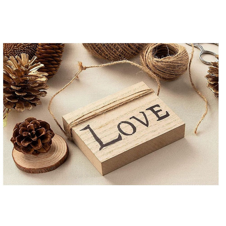 Best selling blank wooden sign Wooden Blocks for Crafts Wood Rectangle