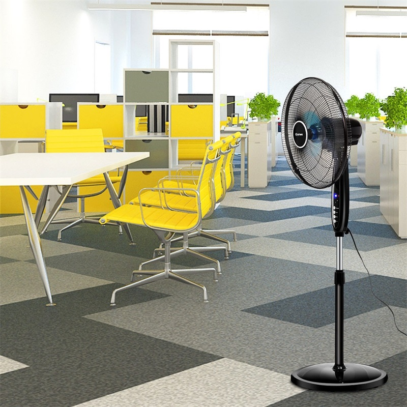 Height Adjustable Low Power Mute Newal  SOLAR Stand Fan Electrical fan factories in china