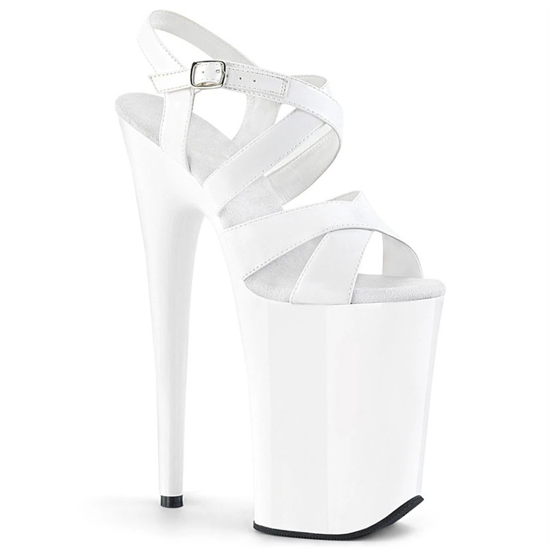 20CM Sexy Women's Sandals Nightclub Pole Dance Super High Heel Bride Women's Sandal For Women Stilettos Heel Platform High Heels