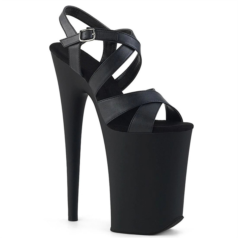 20CM Sexy Women's Sandals Nightclub Pole Dance Super High Heel Bride Women's Sandal For Women Stilettos Heel Platform High Heels