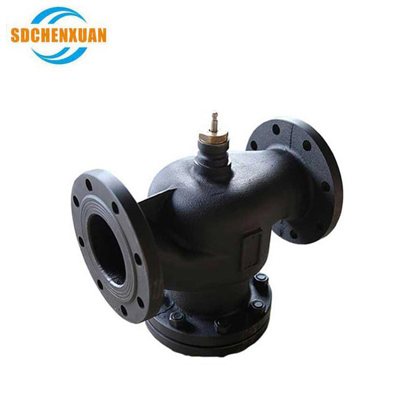 Electric motor control valve pressure independent control valve