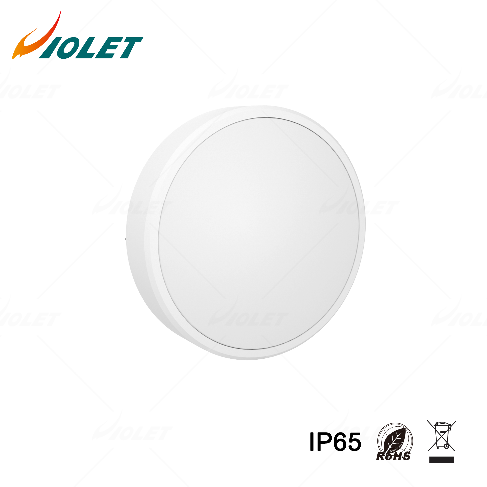 IP65 IP66 IK10 bulkhead light linkable motion sensor 3000K 4000K led outdoor waterproof ceiling light