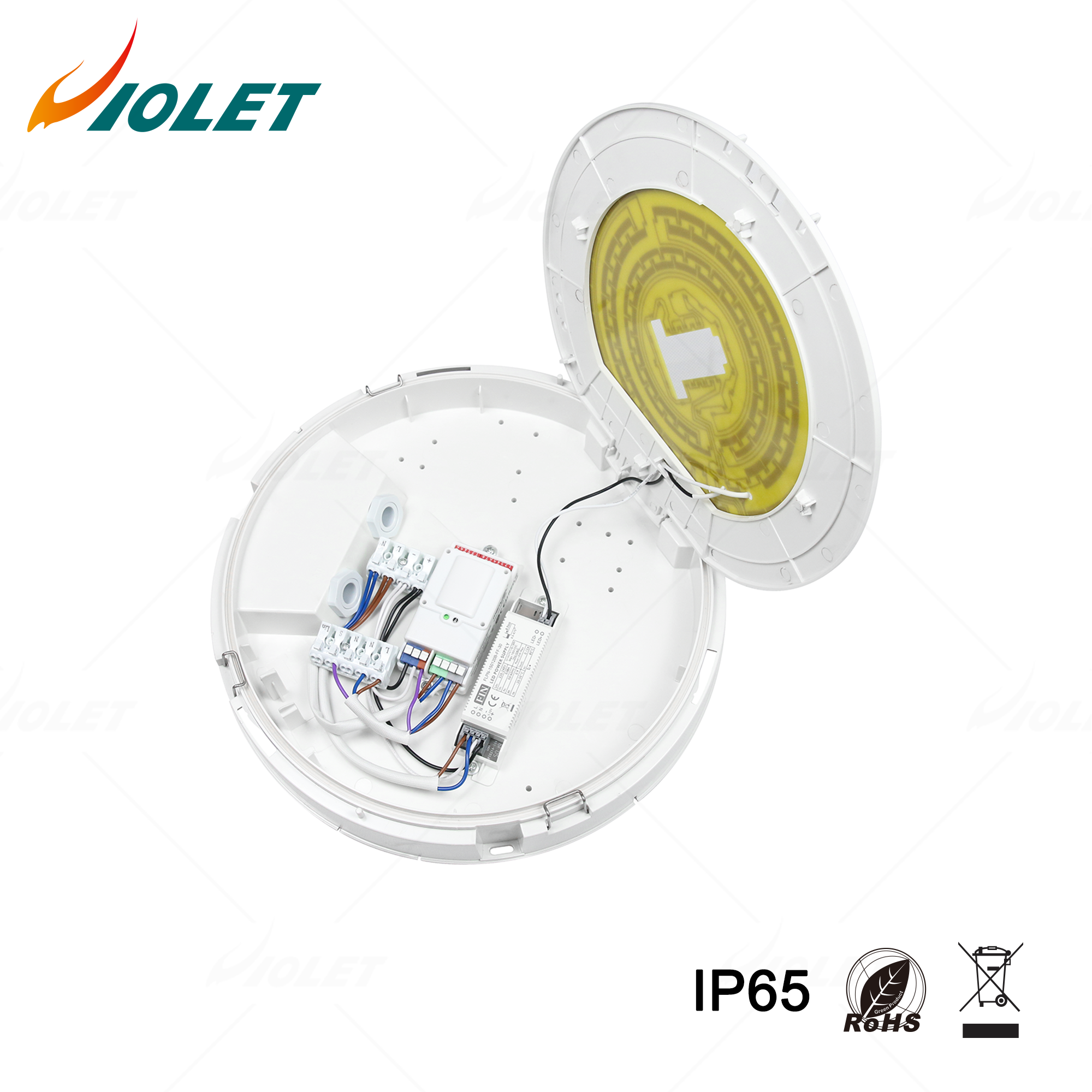 Good Quality Indoor Outdoor Led Lighting Fixtures Ip66 Ik10 Ceiling Surface Mounted Led Panel Light