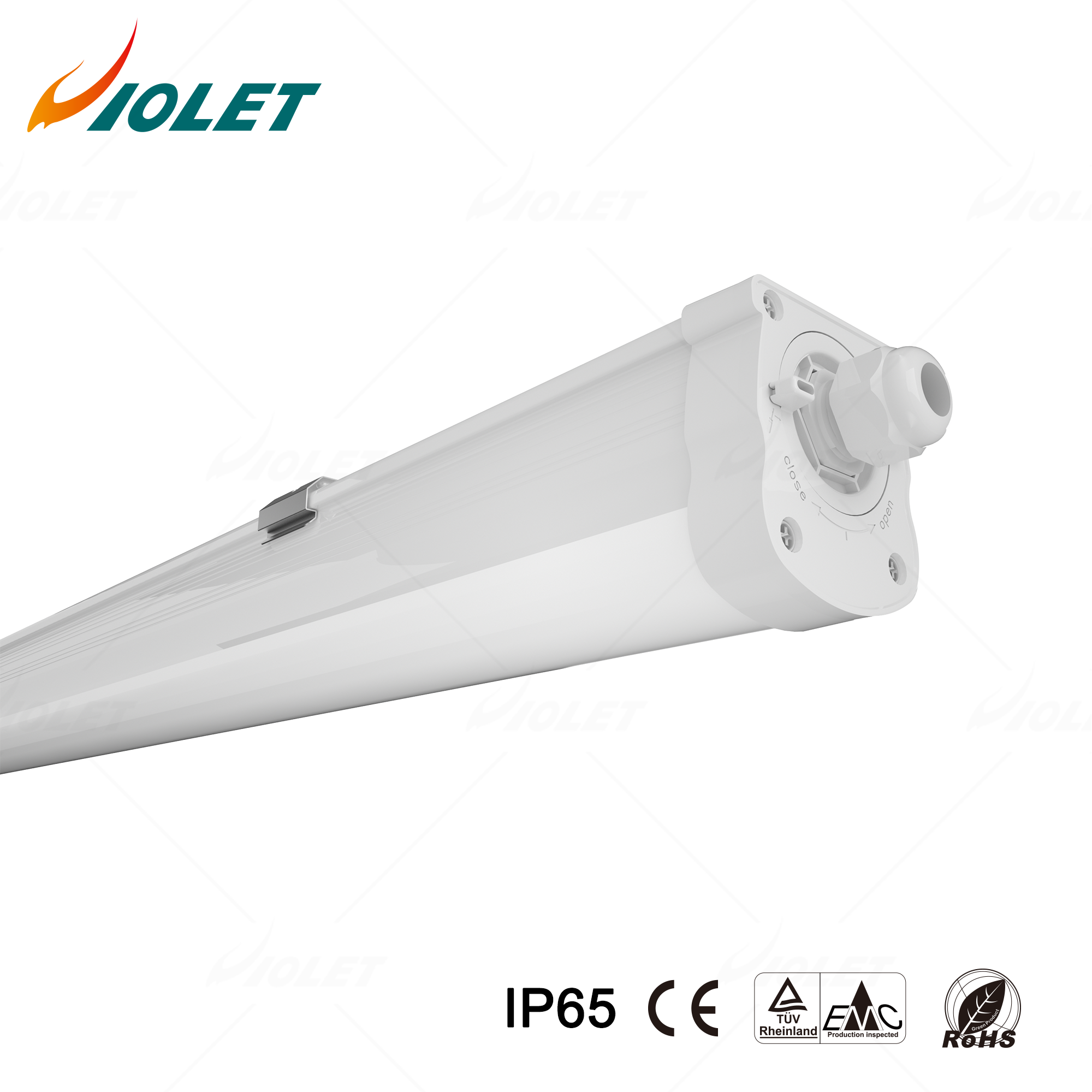 Wholeseals Ip65 Ik08 Led Triproof Light 19W 35W 50W Linear Vapor-Tight Light Fixtures