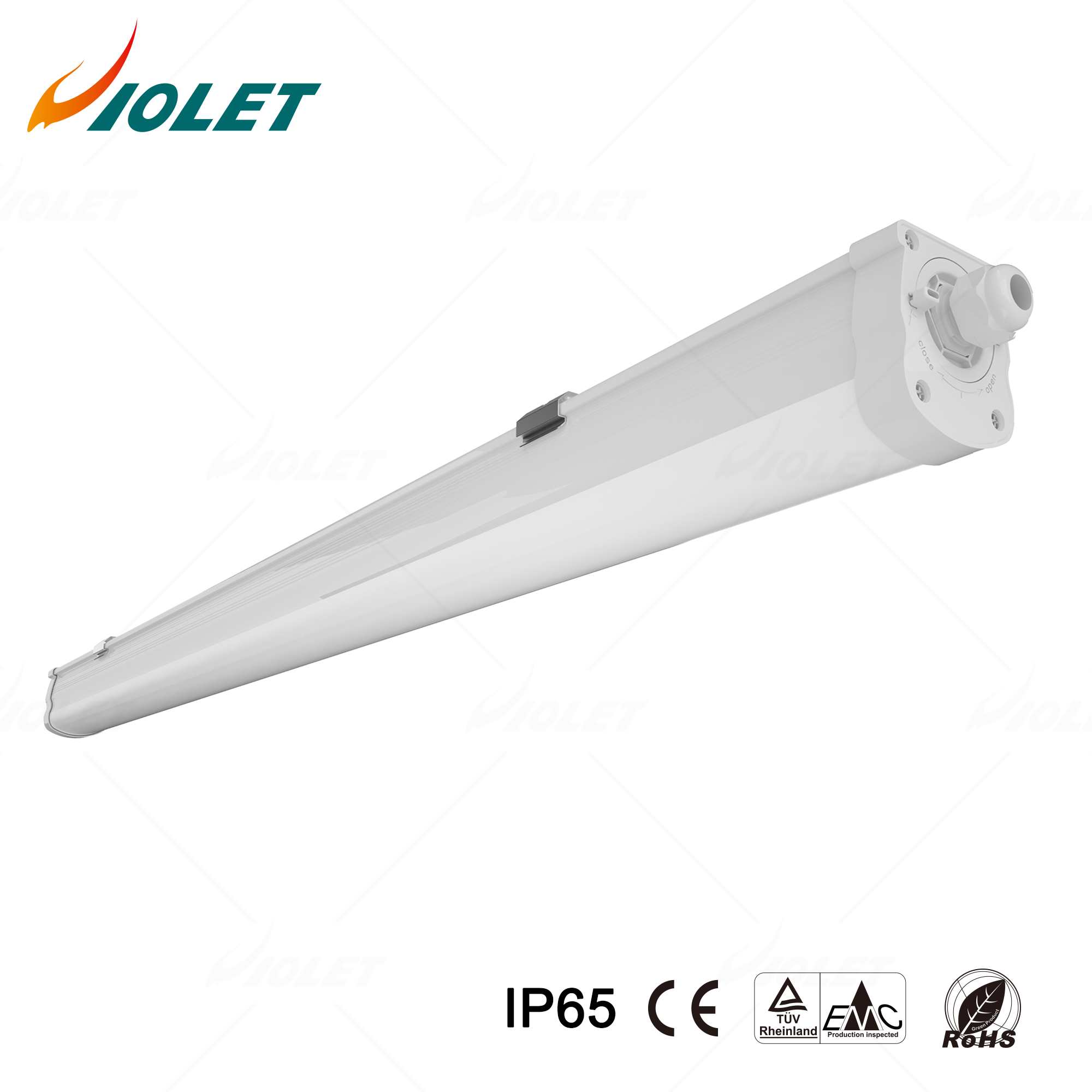 Wholeseals Ip65 Ik08 Led Triproof Light 19W 35W 50W Linear Vapor-Tight Light Fixtures