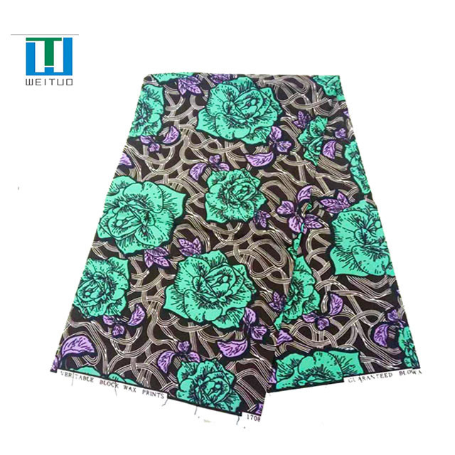 2019 newest designs african wax fabric hollandias wax printed high quality fabric