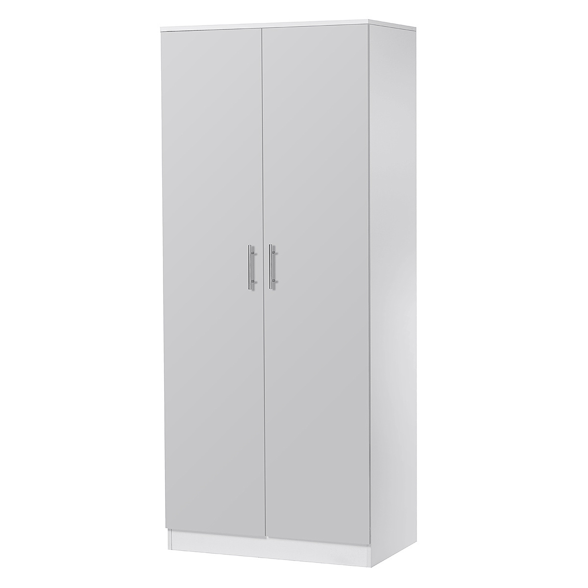 Hot Sales Strong And Durable Dark Gray Large Storage Solid Wood Closet Wooden Wardrobe for Bedroom