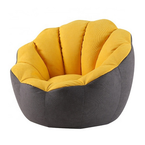 Living Room Sofas Indoor Modern Giant Beanbag Chair Set Back Support Pumpkin Armchair Bean Bag recliners