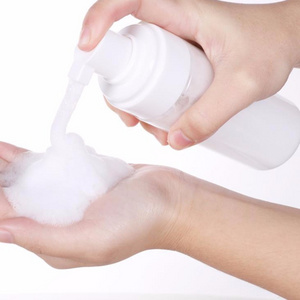 Factory hot sale foam cleanser bottle foaming pump 100ml 6oz 8oz PET liquid hand soap foam pump bottle